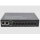 2 10/100/1000TX Ethernet Port Fiber Ethernet Switch 8 1000FX SFP Ports