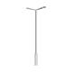 Dual Arm Brackets Galvanized Steel Light Pole For Residential Yards