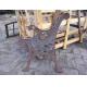Classical Park Bench Slab Cast Iron Bench Ends For Cast Iron Bench Seat