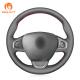 Custom Hand Sewing Artificial Leather Steering Wheel Cover Multi-function for Renault Clio 4 Kaptur Captur 2016-2019