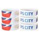 Fashionable Festival Colored Paper Wristbands White Red Blue Tear Resistant