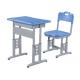 Double Steel Tube PP Top Table And Chair Set With Big Drawer For Meeting Room