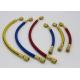 ID 5mm Refrigerant  Charging Hose Assembly With Fittings In Conveying Refrigerant