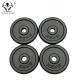 Black Paint Reliable Cast Iron Weight Discs For 1 Inch Diameter Dumbbell