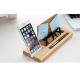 Carbonized bamboo phone stand tablet kickstand with a Pen holder for iphoneX 7plus for samsung S7 EDGE