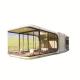Hotel Modular Steel Mini Prefab House With Bathroom Kitchen For Outdoor Residential Space