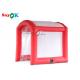 Outdoor 2x2.5x2.5mH Red Inflatable Disinfection Fogger Channel