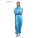 Pharmaceutical ESD Clean Room Garments Hooded Coverall Unisex S - 5XL Size
