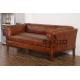 luxury America style 2 seater leather sofa furniture