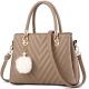 Leather Fashion Pu Womens Luxury Handbag Top Handle Satchel