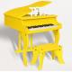 30 Key Yellow Grand Toy wooden piano Kid toy mini piano FW30