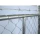 chain mesh temporary construction fence 8ft x 12ft  mesh 2-3/8 inch mesh opening x 11.5 gauge wire