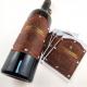 Customization Leather Sticker Personalized Self-Adhesive Printing Packaging Stickers Printed Red Wine Bottle Labels