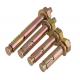 Brown Q235B Steel 304 Stainless Steel Expansion Screw Colored Zinc