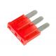 Multi Terminal 3 Pin Low Profile Mini Fuse , Micro Blade Car Fuses