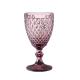 Personalised Red Wine Glass Crystal Goblets Single Wall