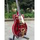 Custom shop ES-335 F hollow body jazz Electric Guitar 6 Strings red guitar with Gold hardware vibrato system