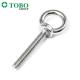 TOBO Carbon Steel Forged Galvanized Din580 Lifting Eye Bolt SS304 316