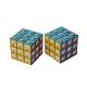 7cm Plastic Magic Puzzle Cube Glossy Surface With Custom Logo