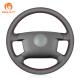 VW Caddy 2003-2006 Caravelle 2003-2009 Transporter T5 2006 Hand Sewing Black Thread Steering Wheel Cover