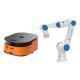 Mobile AGV Robot Q2L-300A With CNGBS Cobot Robot For Automated Material Handling As AGV