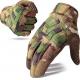 Protective Gear Full Finger Gloves, Motorcycle Tactical Gloves Upgraded Touch Screen Damping Palm Pads Rubber Guard