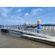 WPC Decking Marine Aluminium Gangway 500mm Freeboard Floating Dock Gangway