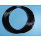 Hook And Eye Black 4mm Plastic Coated Wire Rope Black Smooth Surface