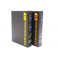 Light Duty 10KM Fiber Kvm Extender 165MHz Vga To Ethernet Media Converter