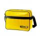 Durable Custom Messenger Bags , Yellow PVC Shoulder Sling Bag with Cardboard Bottom