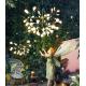 New Design Remote Led Chandelier Light Tree Leaf Firefly Chandelier Pendant Ceiling Lamp For Living Room Dimming Lustre