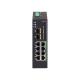 Industrial-Grade PoE+ Switch With High Reliability & ERPS Ring , 10-Port Gigabit Ethernet Switch