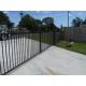 Customization Thickness Garden Steel Fence Panels Decorative For Weather Resistant