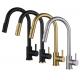 Faucet Type Hot Cold Water Kitchen Tap Lizhen Black Gold Stainless Steel Kitchen Faucet