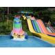 High Hardness Fiberglass Water Slide 18.2m Height Family Raft Water Slide