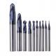 R0.5- R5 Ball Nose Endmill Bits Solid Carbide End Mills in HRC50-65