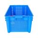 640x415x305mm Customized Color PP Plastic Nestable Crate for Logistic Turnover Basket