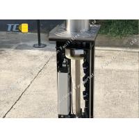 Steel Hydraulic Bollard System Telescopic Security Post With Red LED Light