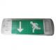 220V 3 Hours Operation Led Emergency Exit Sign With Green Escaping Sticker , CE Standard