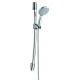 Modern Chrome Bath Shower Mixer With Slider Rail 740 mm Height SH908