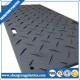 black surface thread pattern UHMWPE plastic temporary ground protection mat