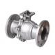 CF8/CF8m/Carbon Steel Floating Type 2PC Flange Ball Valve for Water Media and Fire Safe