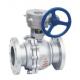 Industrial Hydraulic Ball Valve Stainless Steel Flange End Class DIN / ANSI Standard