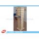 Melamine Finished Slatwall Display Stands Customized With MDF / Metal
