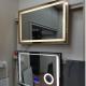 Led Tempered Dressing Glass Mirror 12V Waterproof Wall Mounted