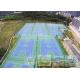 Silicon PU Outdoor Sports Field Surface Solvent Free With Outdoor Cushion Effect