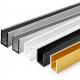 Custom High Quality Aluminum U Profile Aluminum U Channel Profile U Shape Glass Railing For Frameless