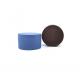 Matte Blue 30g Plastic Cosmetic Jars With White Cap