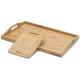 bamboo wood serving trays with cutting board