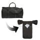 Black Convertible Travel Duffel Bags , Mens Suit Garment Travel Bag
